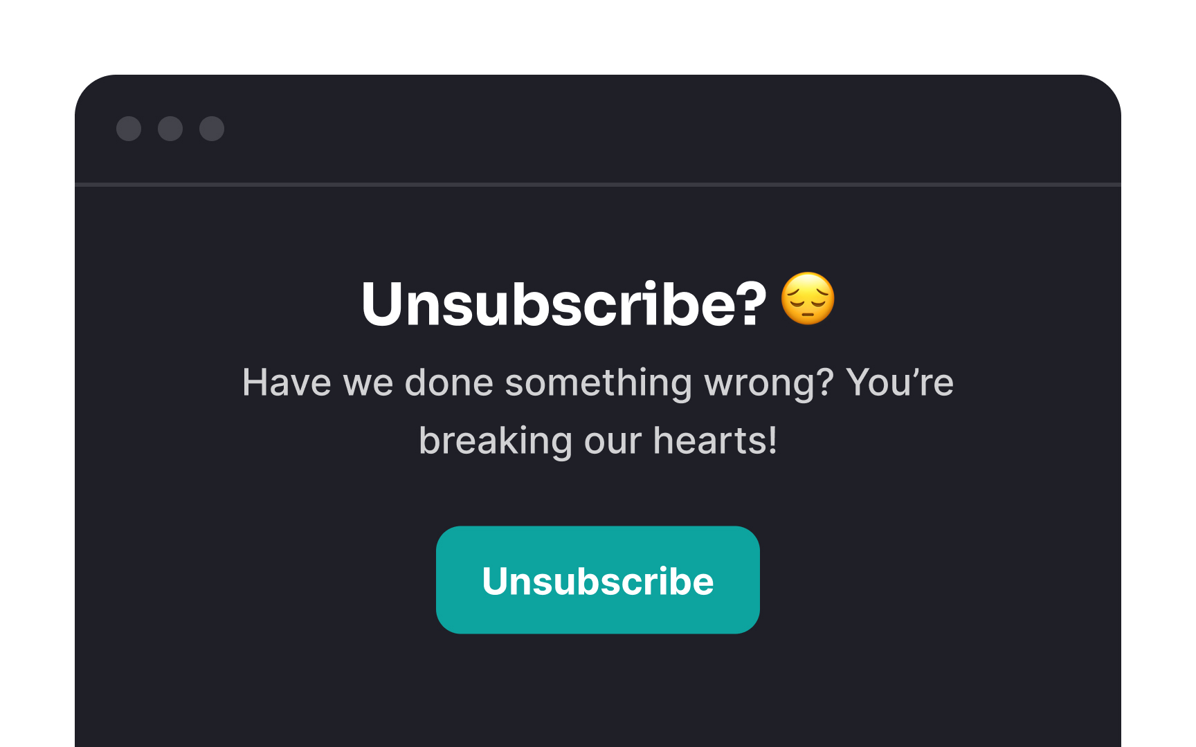 Say no to dark patterns Bad Practice