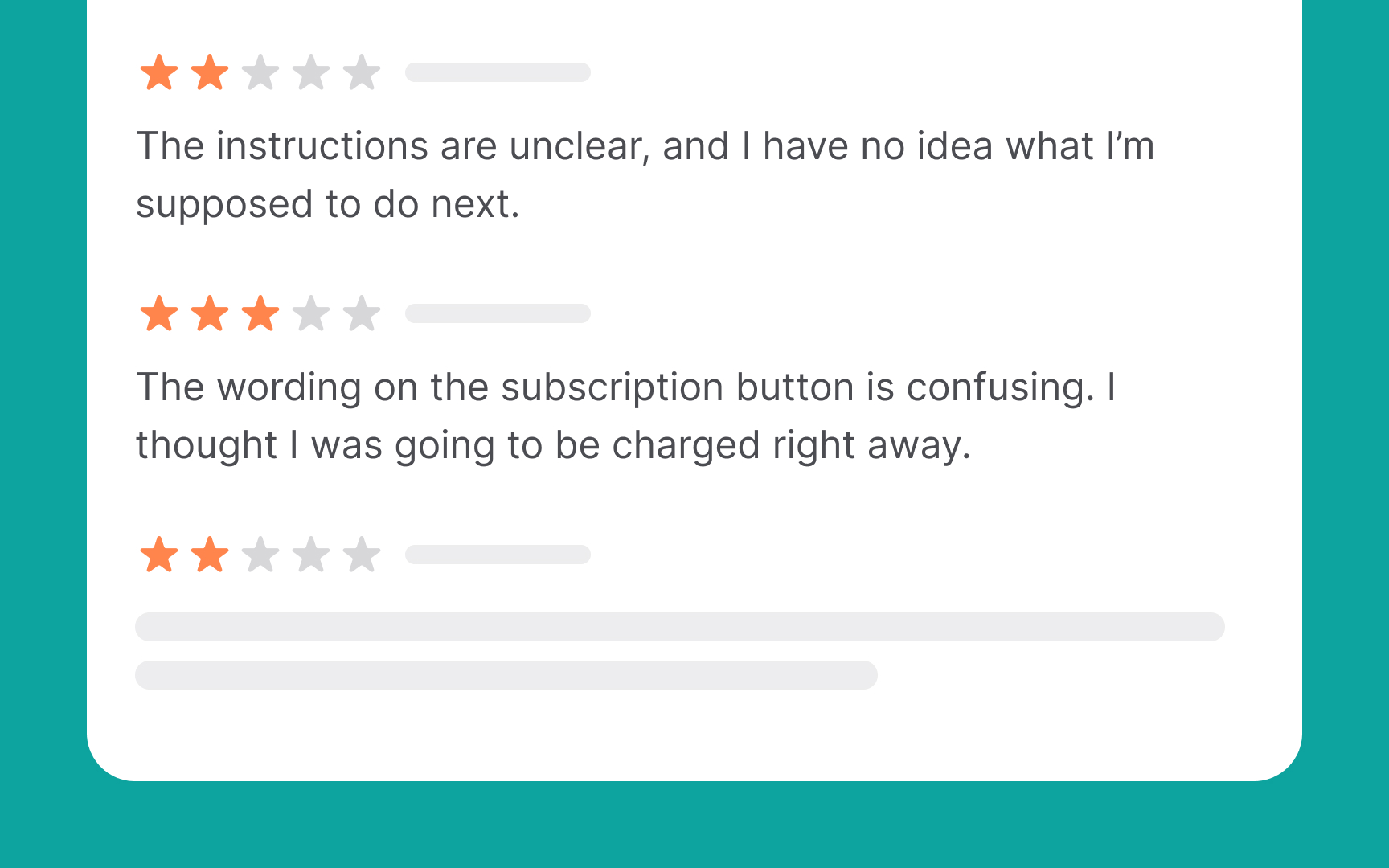 Negative conversations