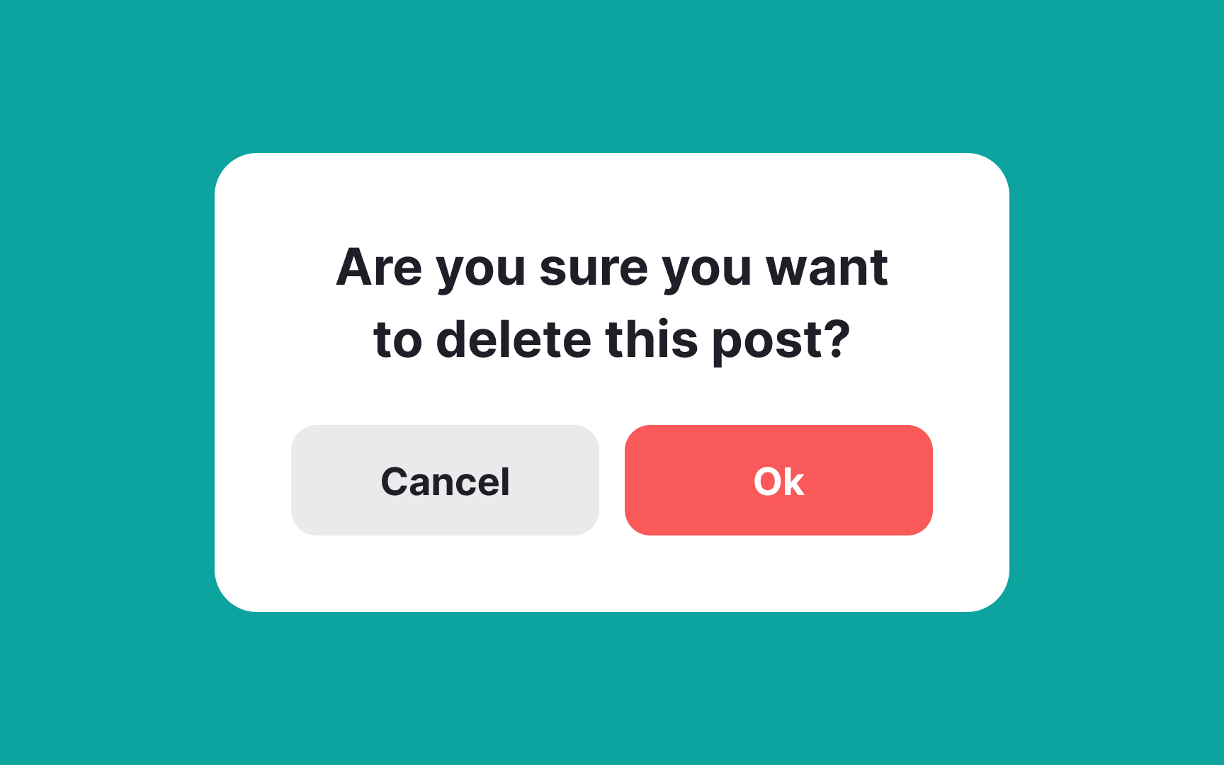 Microcopy for destructive actions Bad Practice