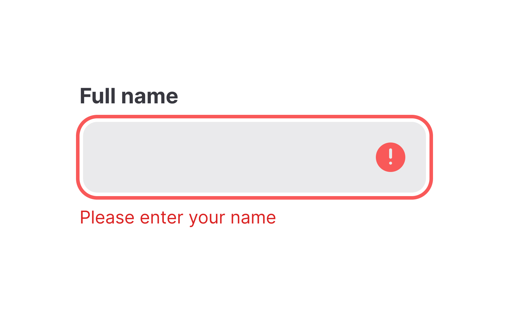 Don’t make users feel bad Best Practice