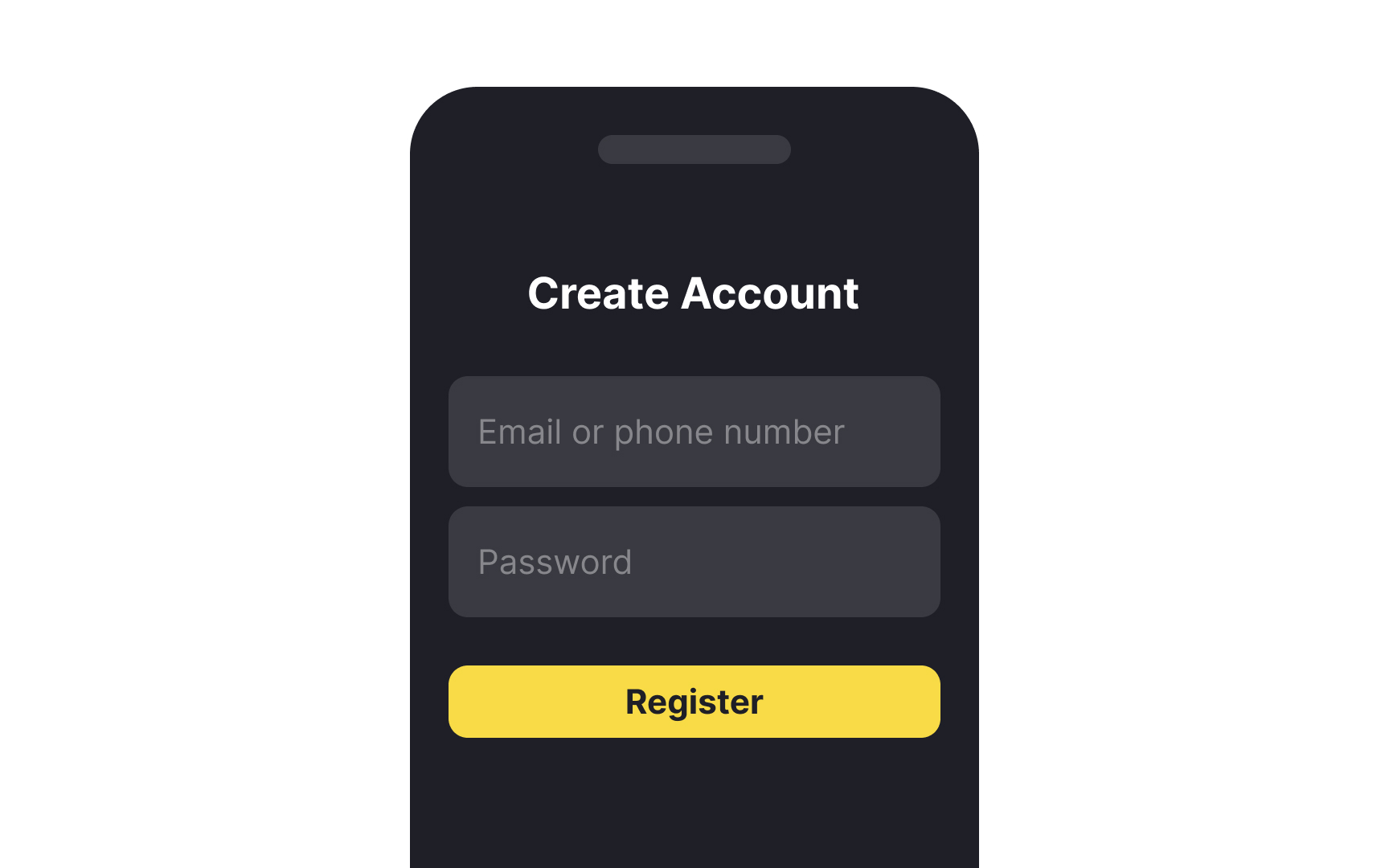 Provide a sufficient touch target zone  Bad Practice