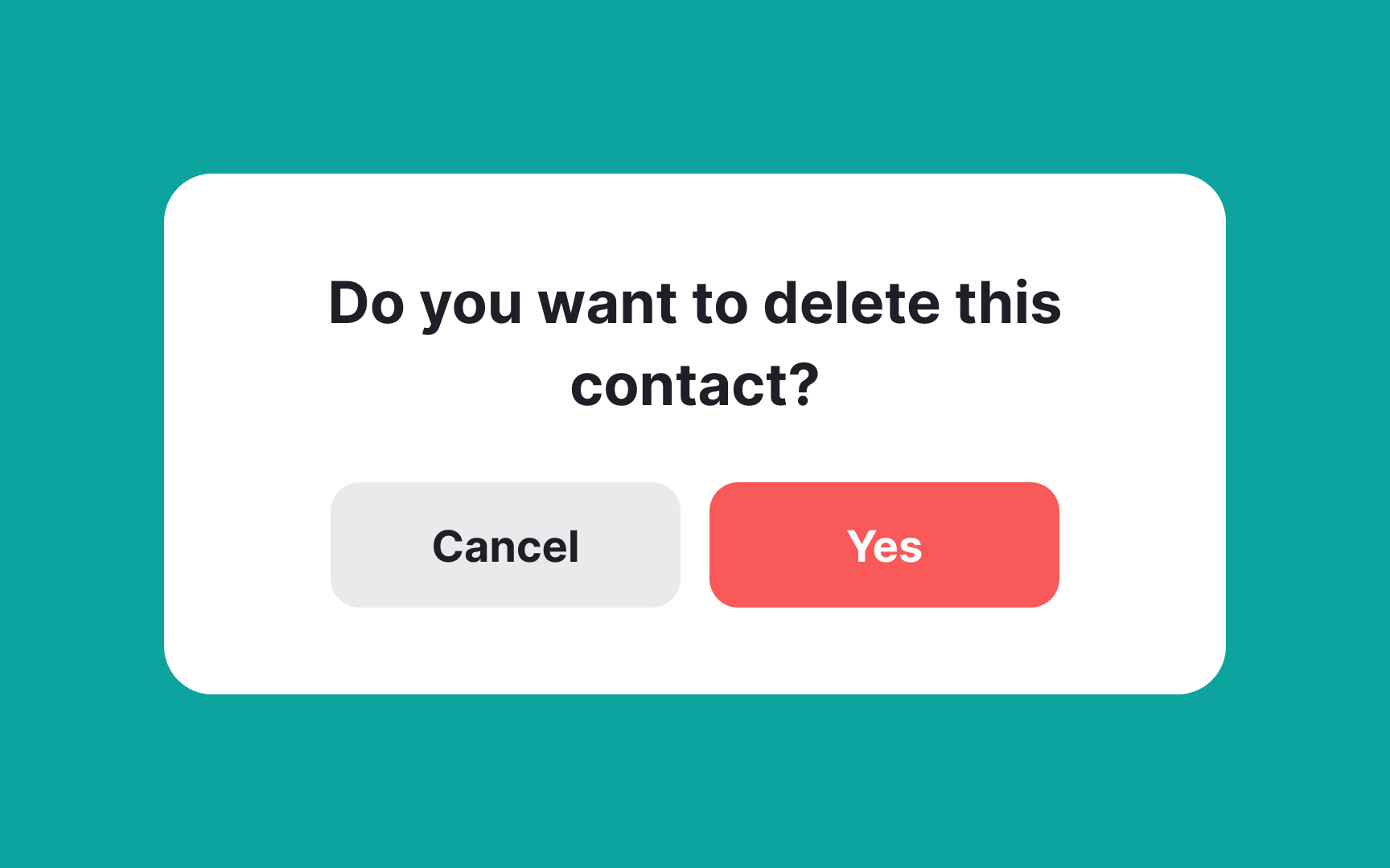 Use meaningful button commands Bad Practice