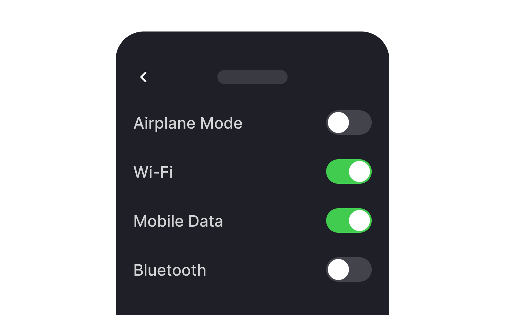 Toggle switch Best Practice