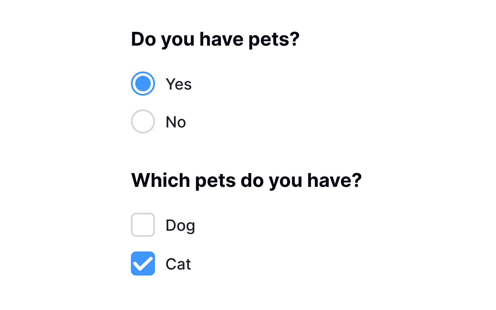 Keep the traditional shapes for selection controls Best Practice