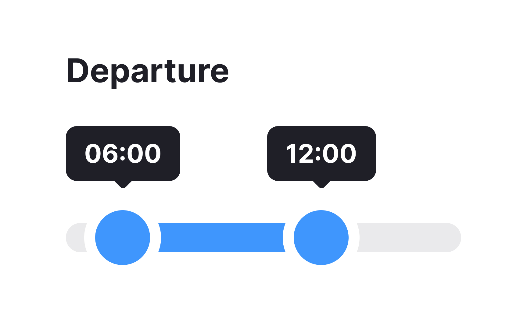 Use sliders to declutter the screen space Best Practice