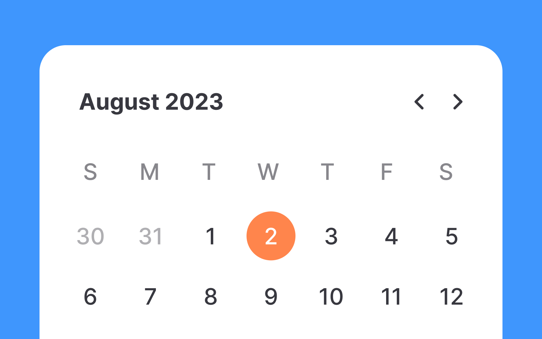 Selected date Best Practice
