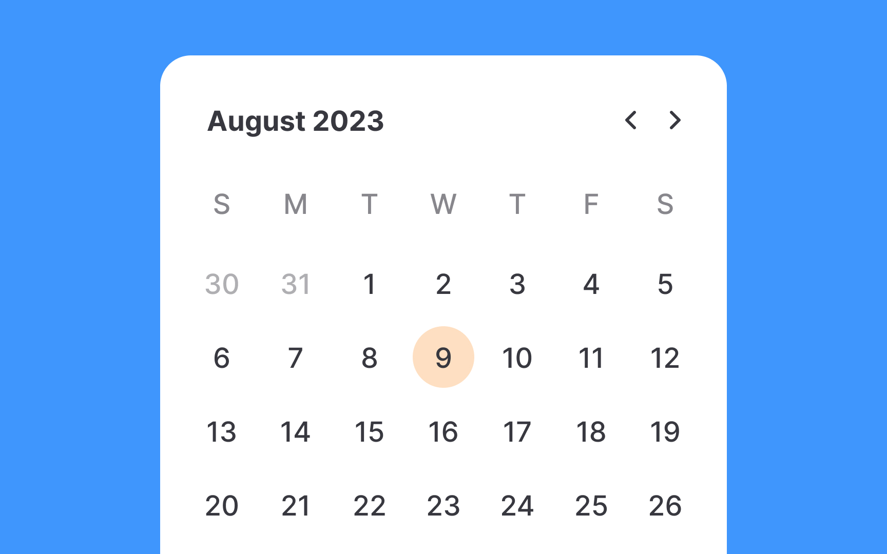 Provide built-in date options Bad Practice