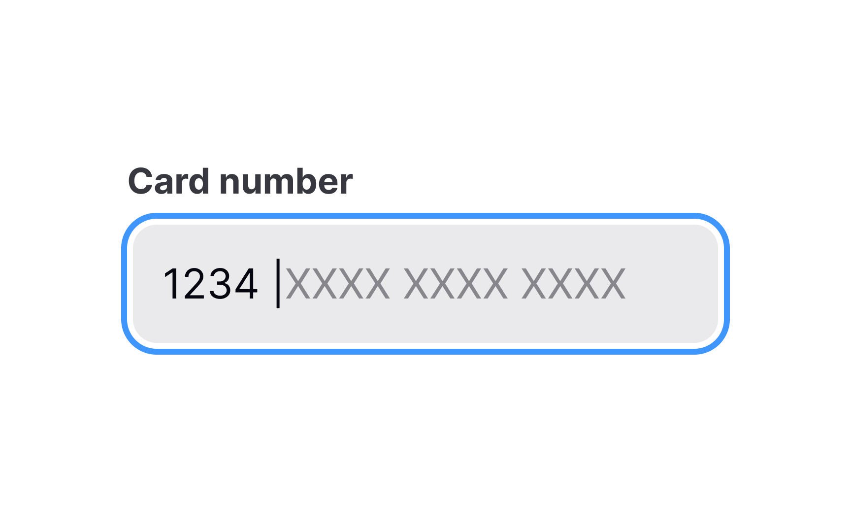Prevent typos with credit card input masks Best Practice