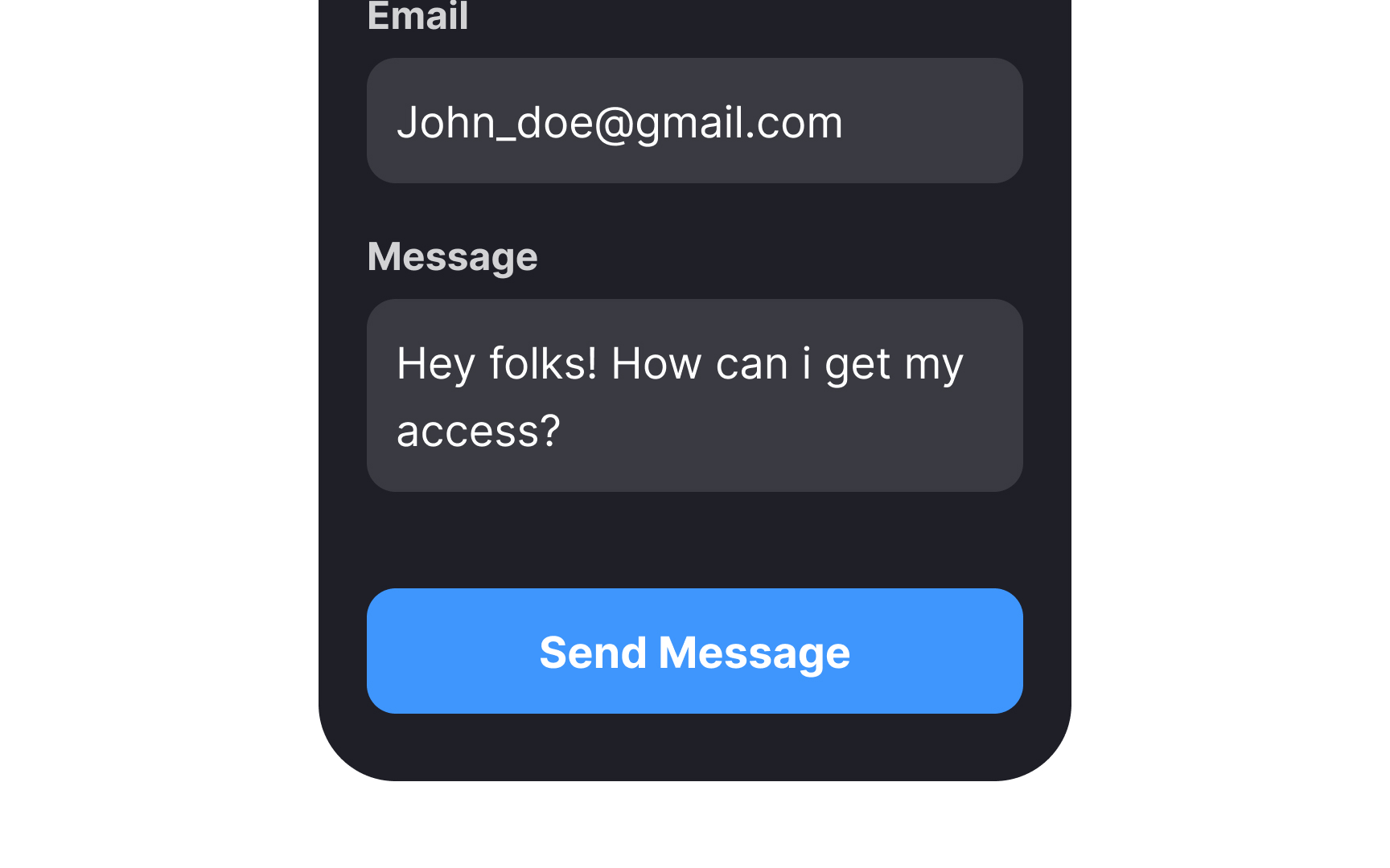 Use a contextual primary action label Best Practice