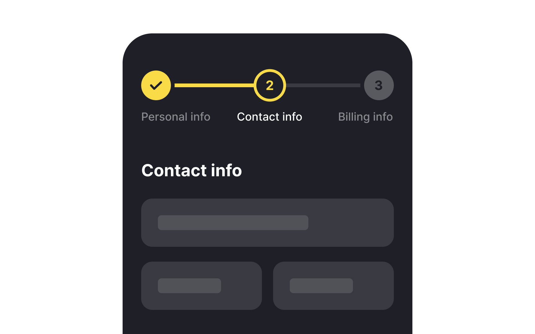 Use progress trackers to encourage users Best Practice