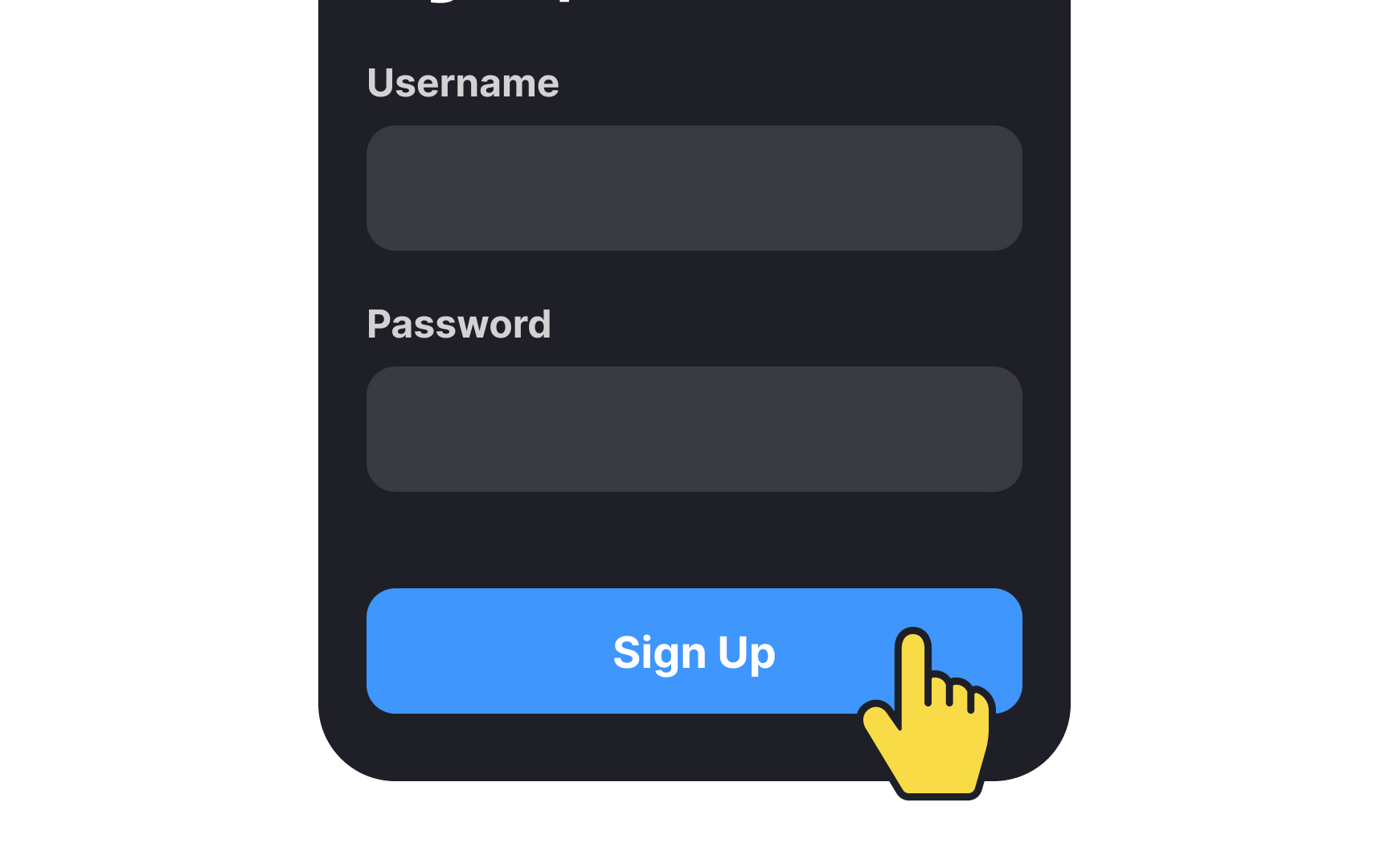 Make buttons easy to tap Best Practice