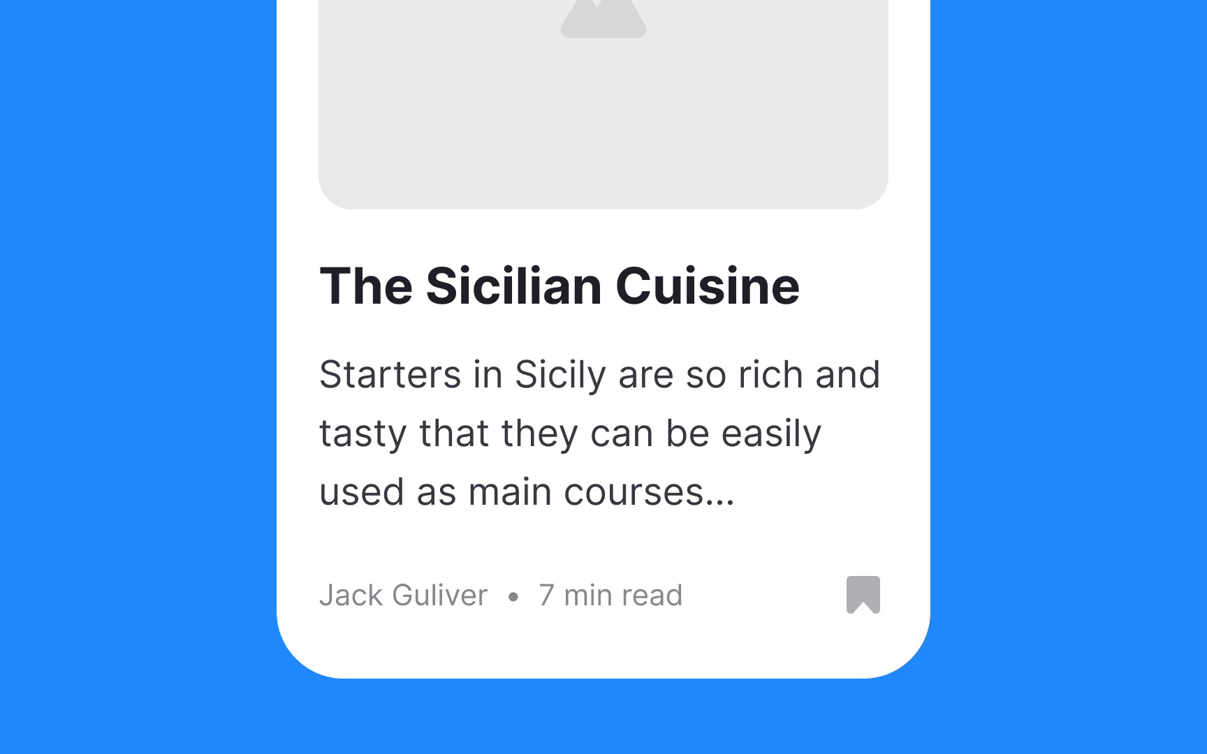 Present information in a progressive way Best Practice