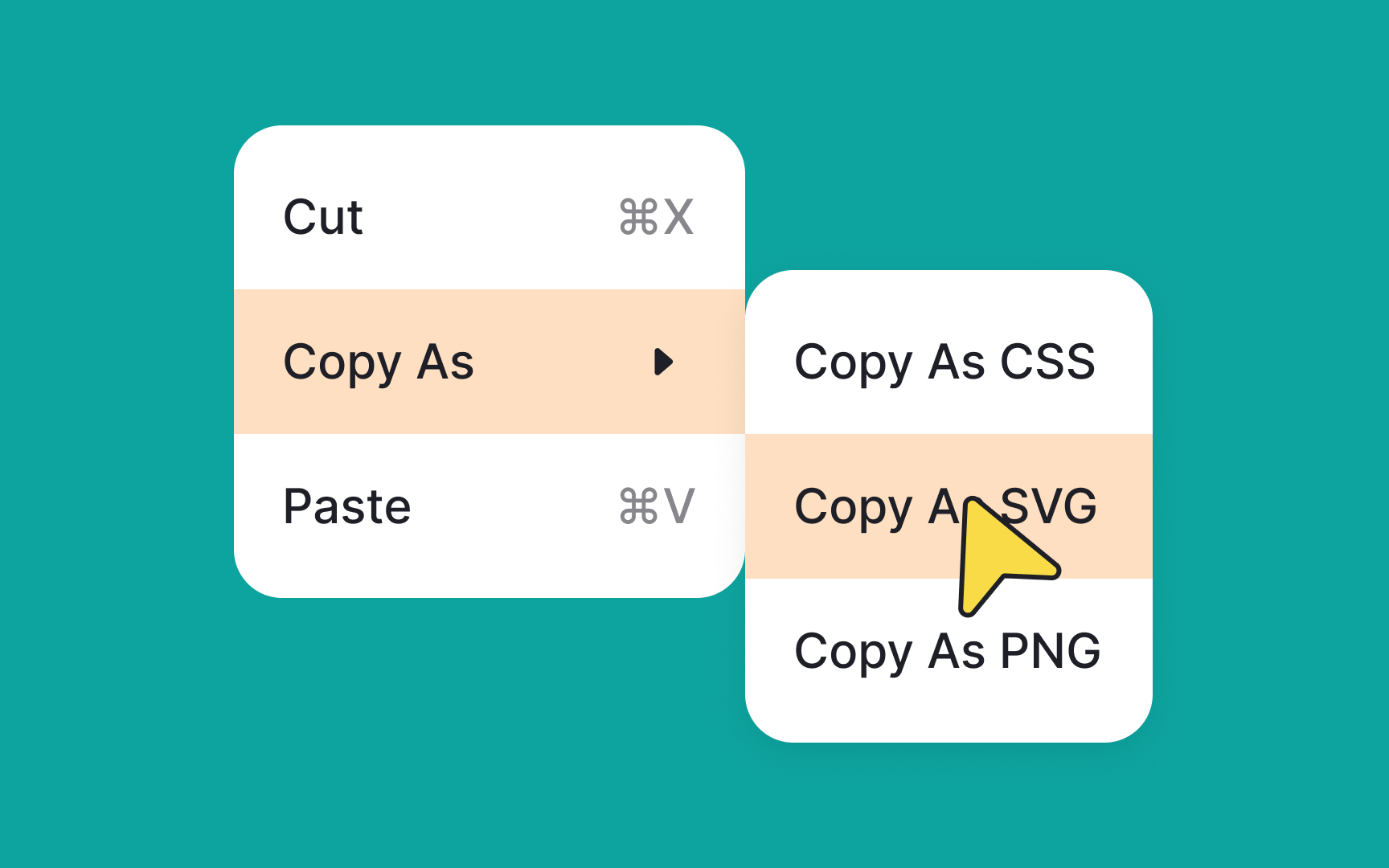Indicate menu states Best Practice