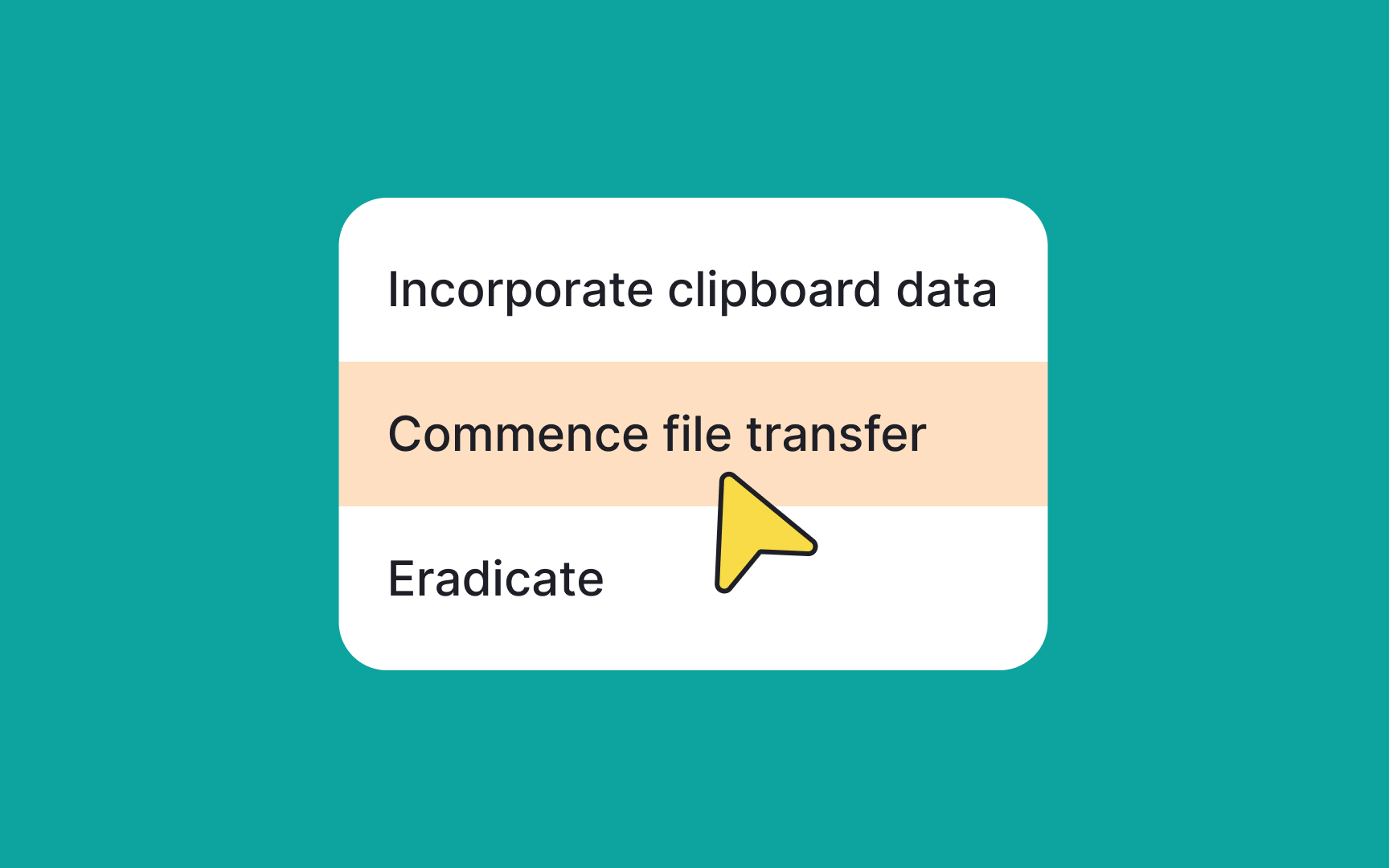 Keep menu labels short and helpful Bad Practice