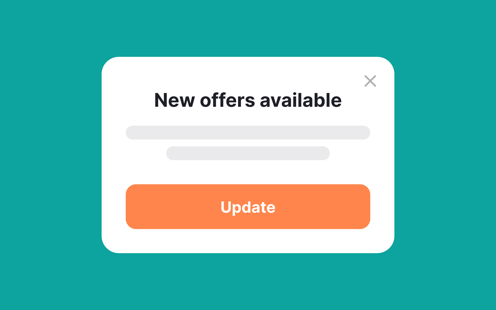 Use modals for displaying critical information Bad Practice
