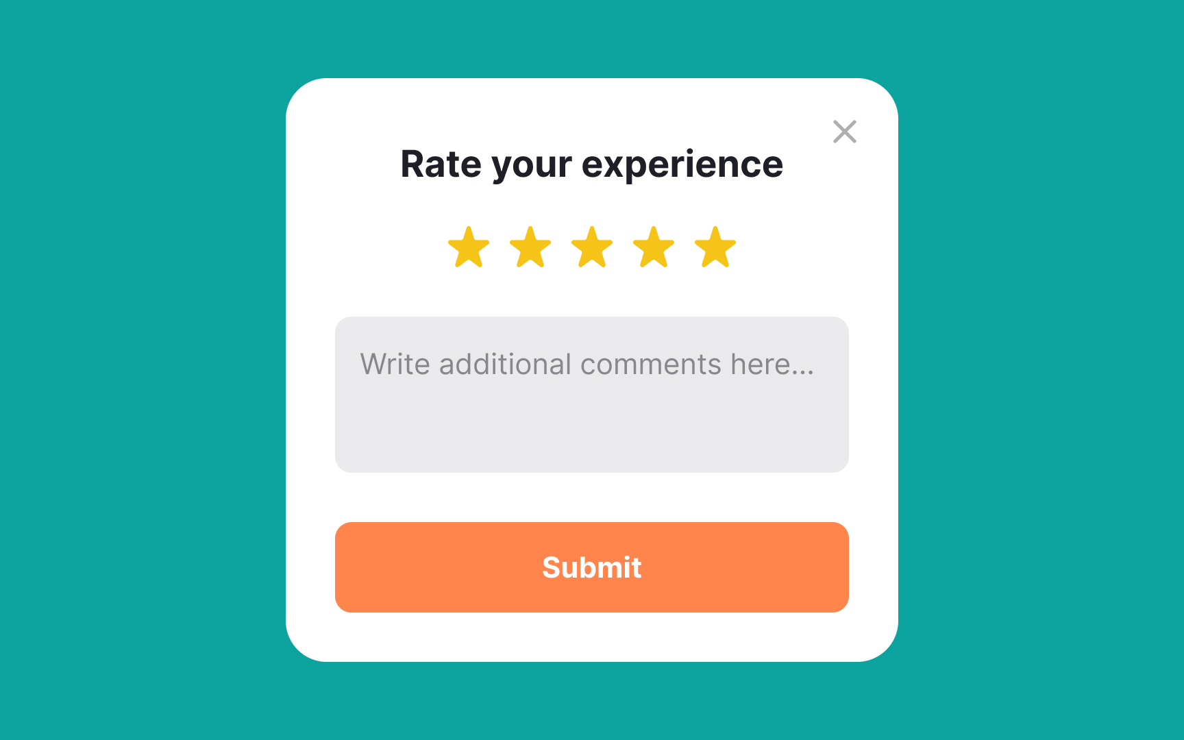 Use modals for collecting information Bad Practice