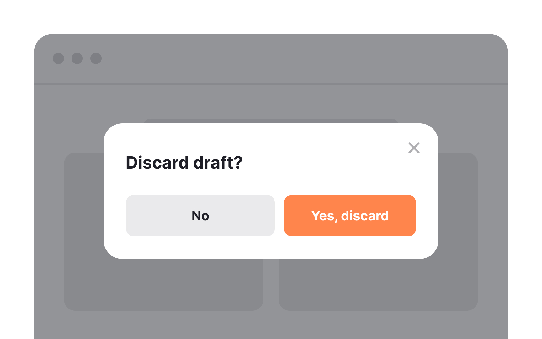 Use explicit button labels Best Practice