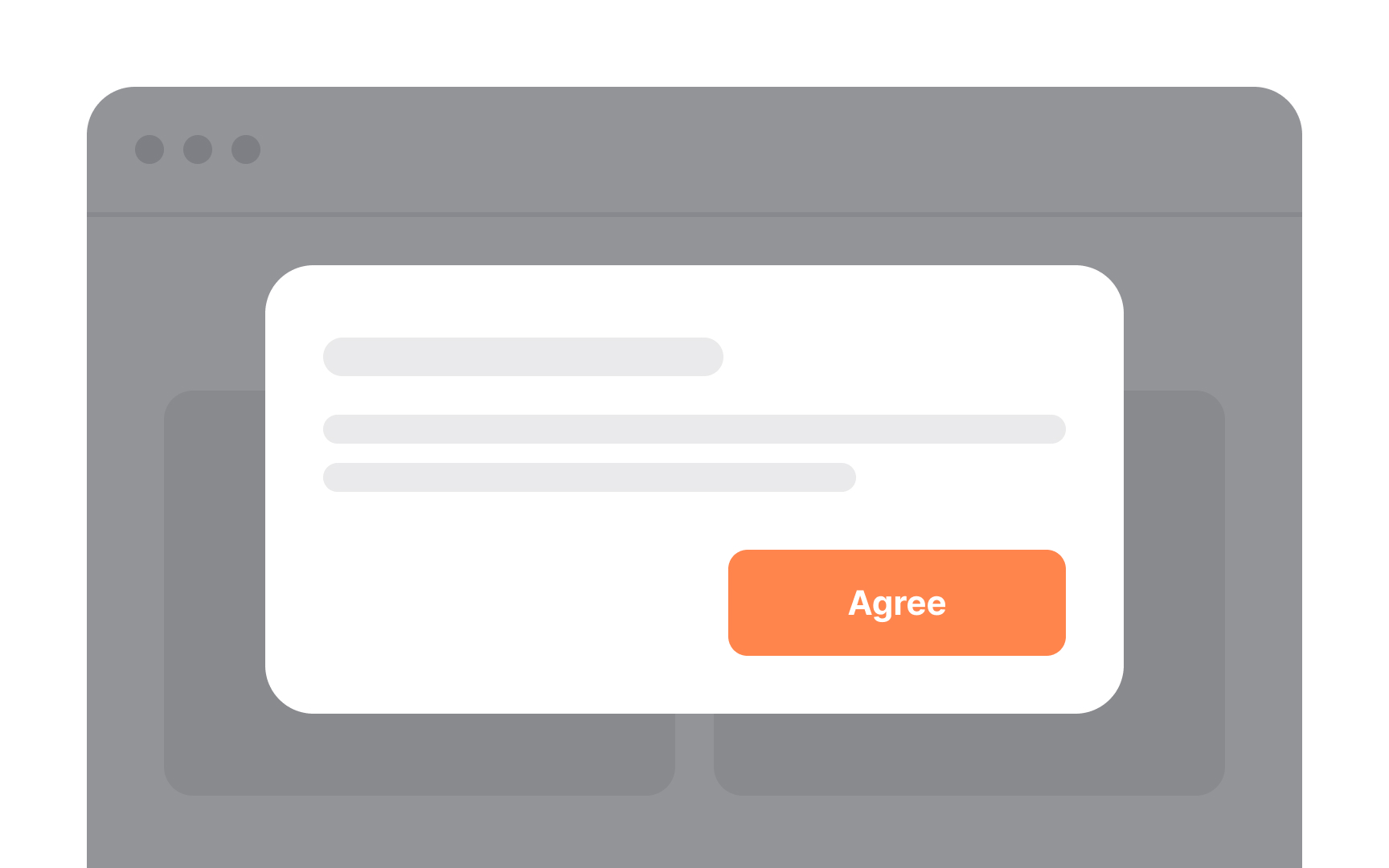 Provide visible options to close the modal Bad Practice