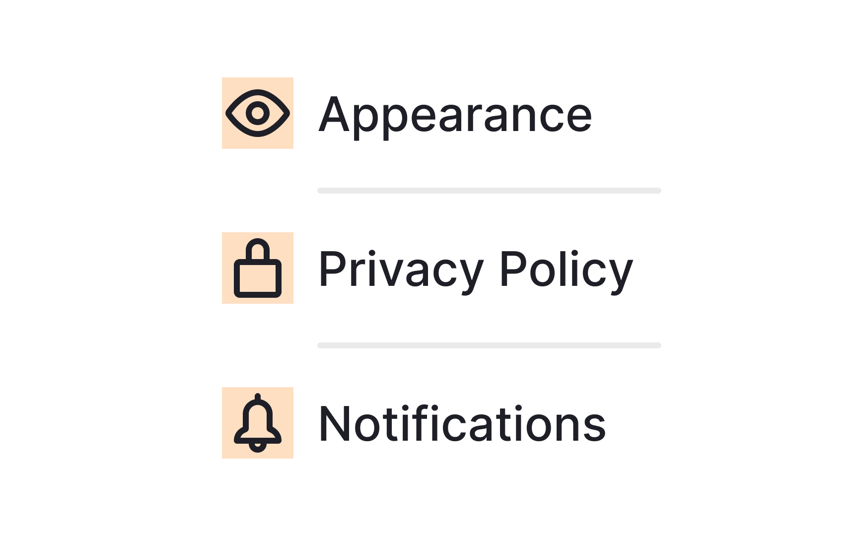 Place icons in consistent containers Best Practice