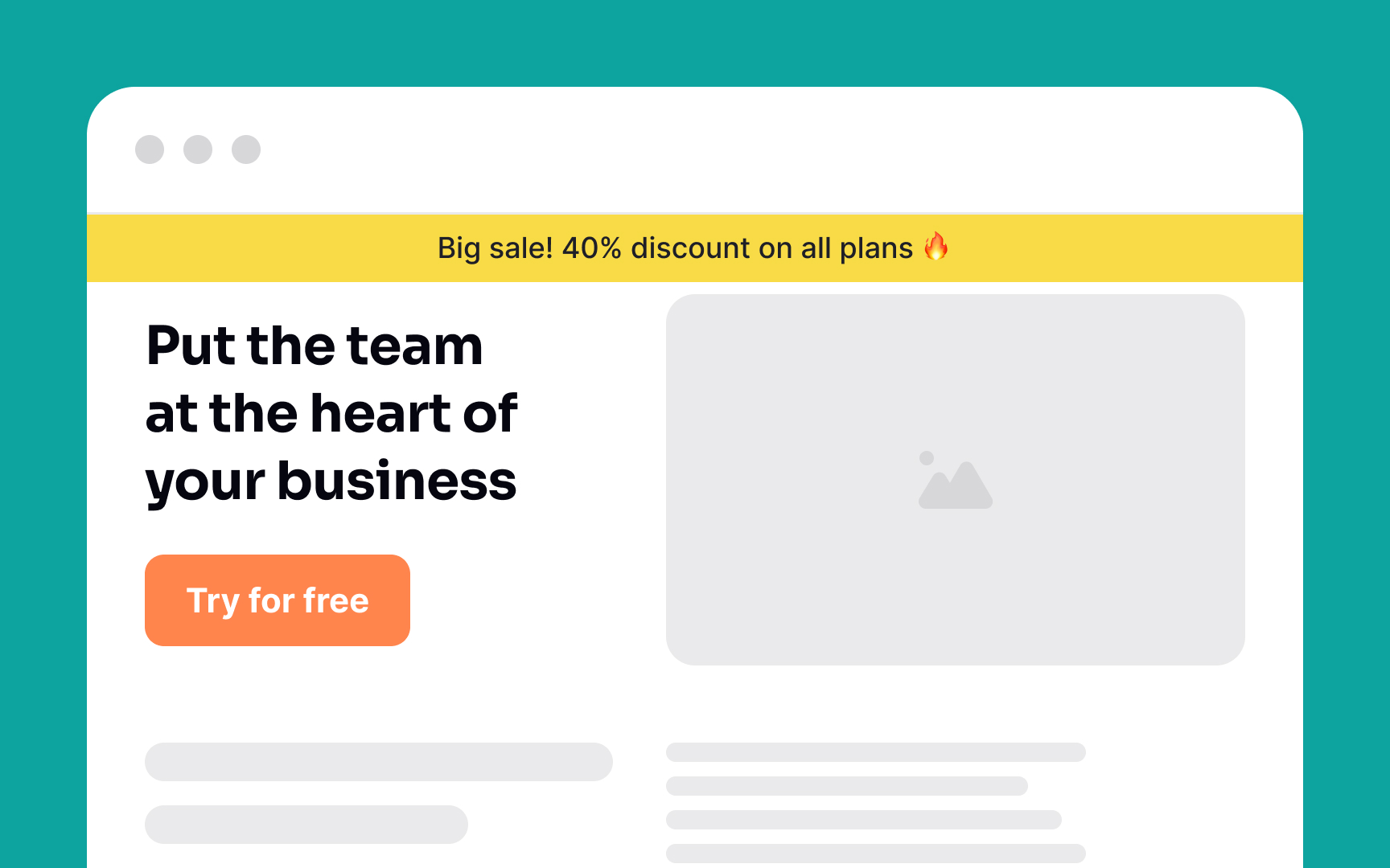 Don't overload the landing page Best Practice