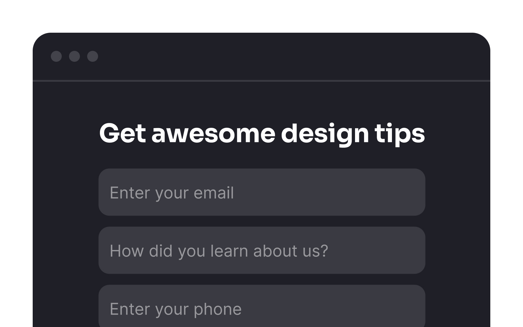 Keep it simple  Bad Practice