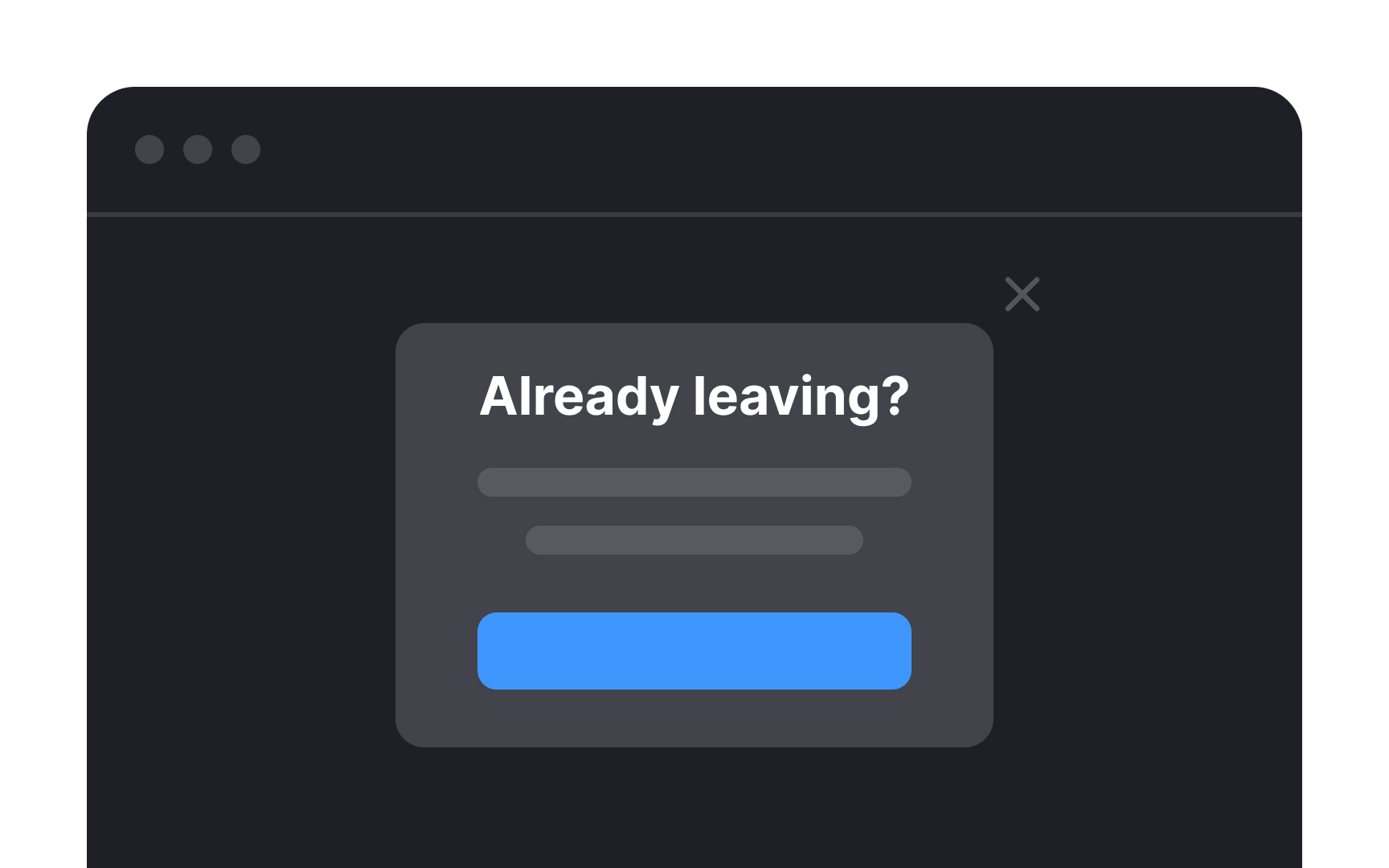 Use exit-intent popups