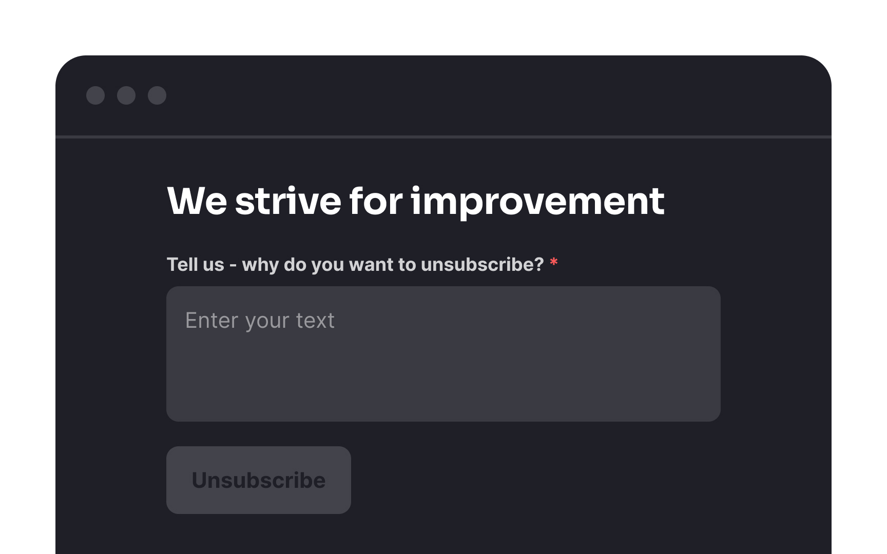 Avoid being pushy Bad Practice