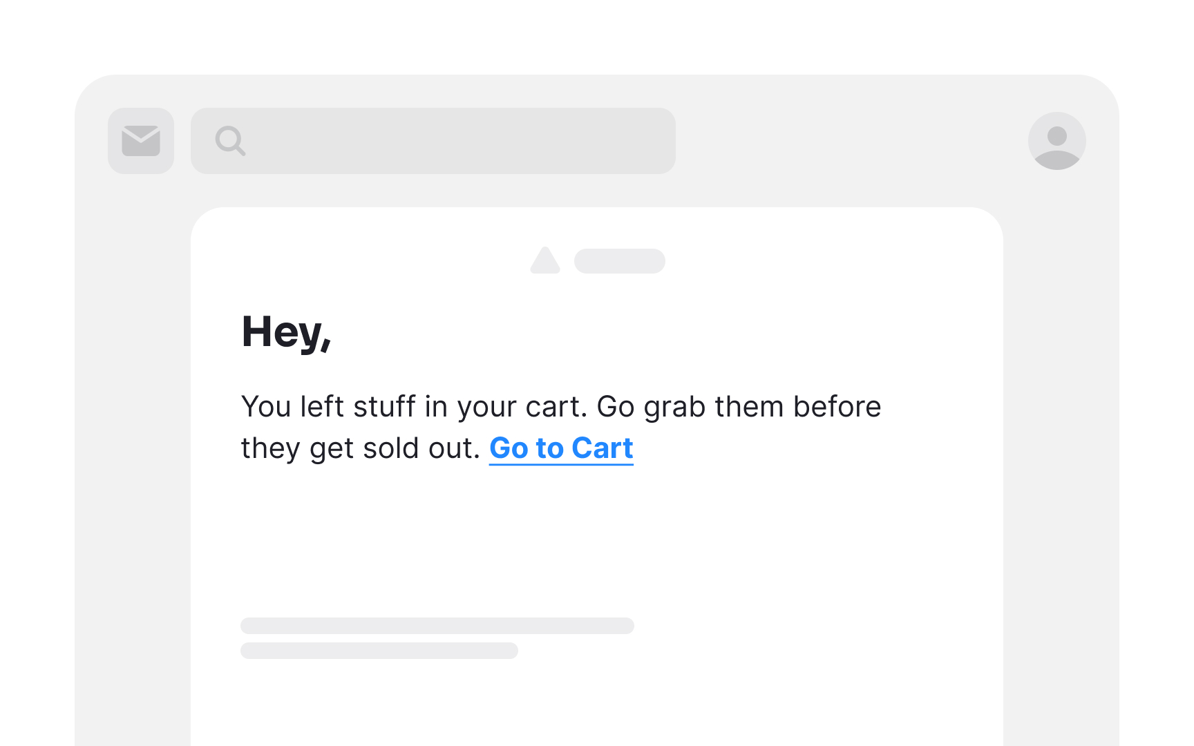 Cart abandonment emails Bad Practice