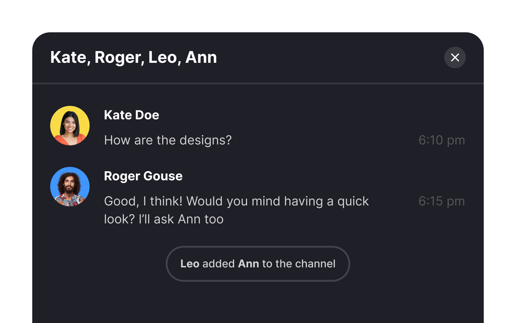 Differentiate system messages Best Practice