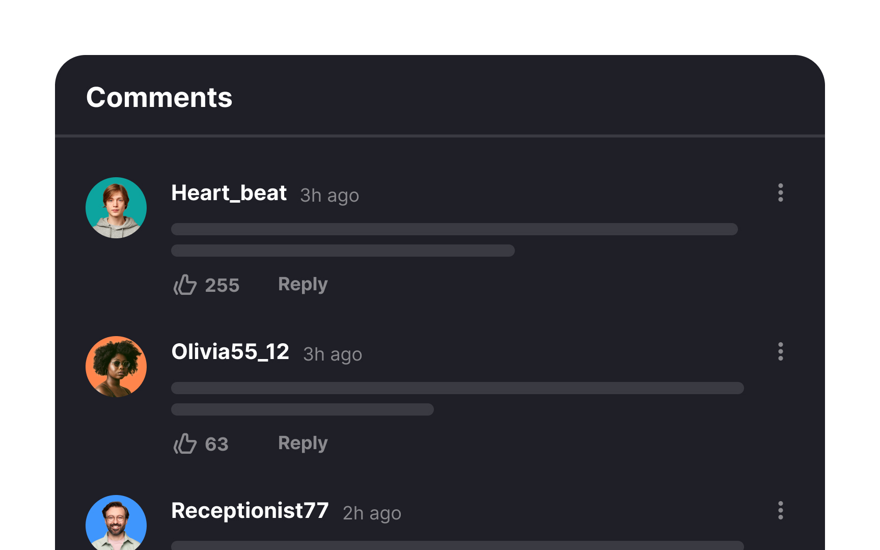 Show only the most needed actions Best Practice