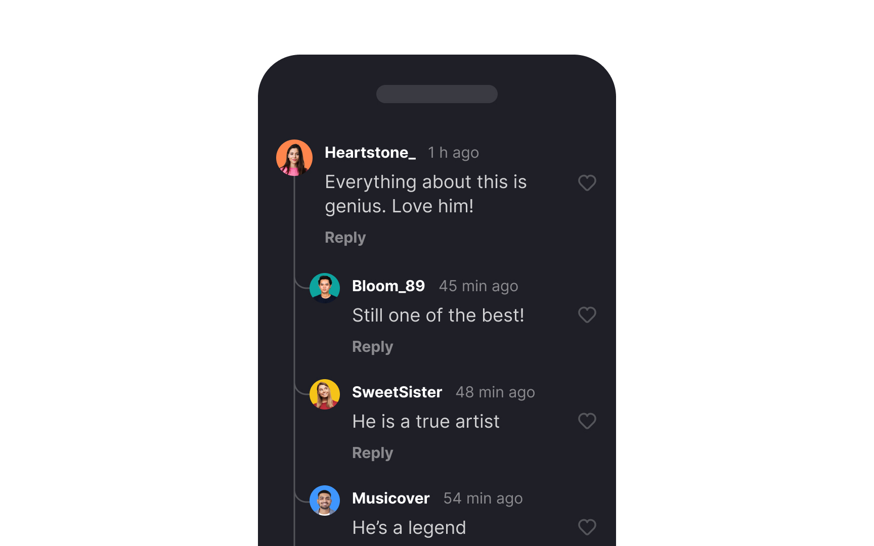 Mobile threaded view Bad Practice