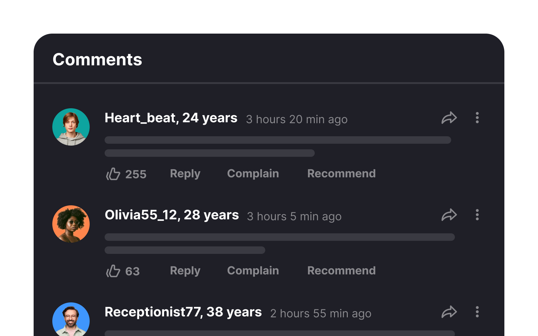 Show only the most needed actions Bad Practice