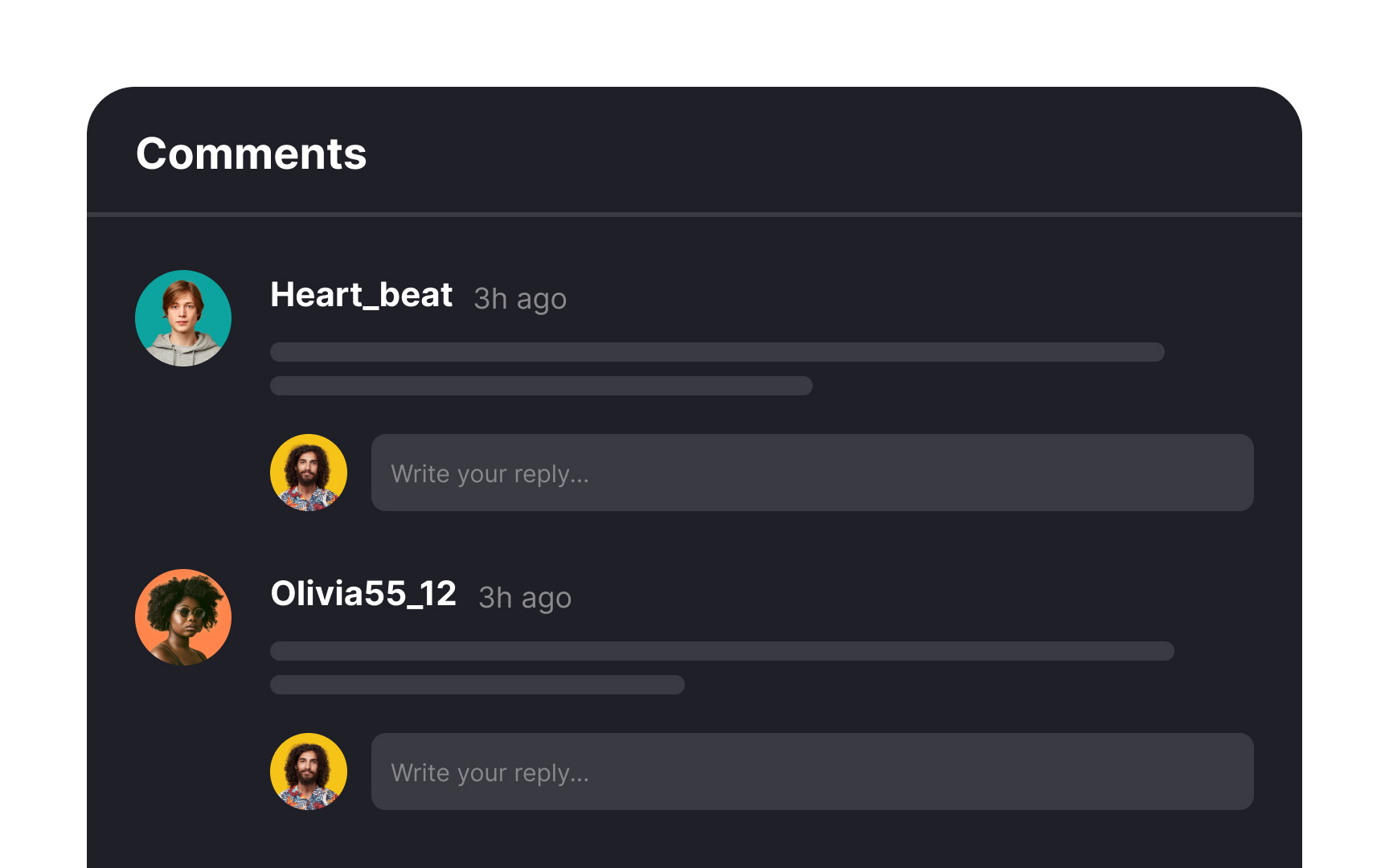 Make first-level comments the main focus Bad Practice