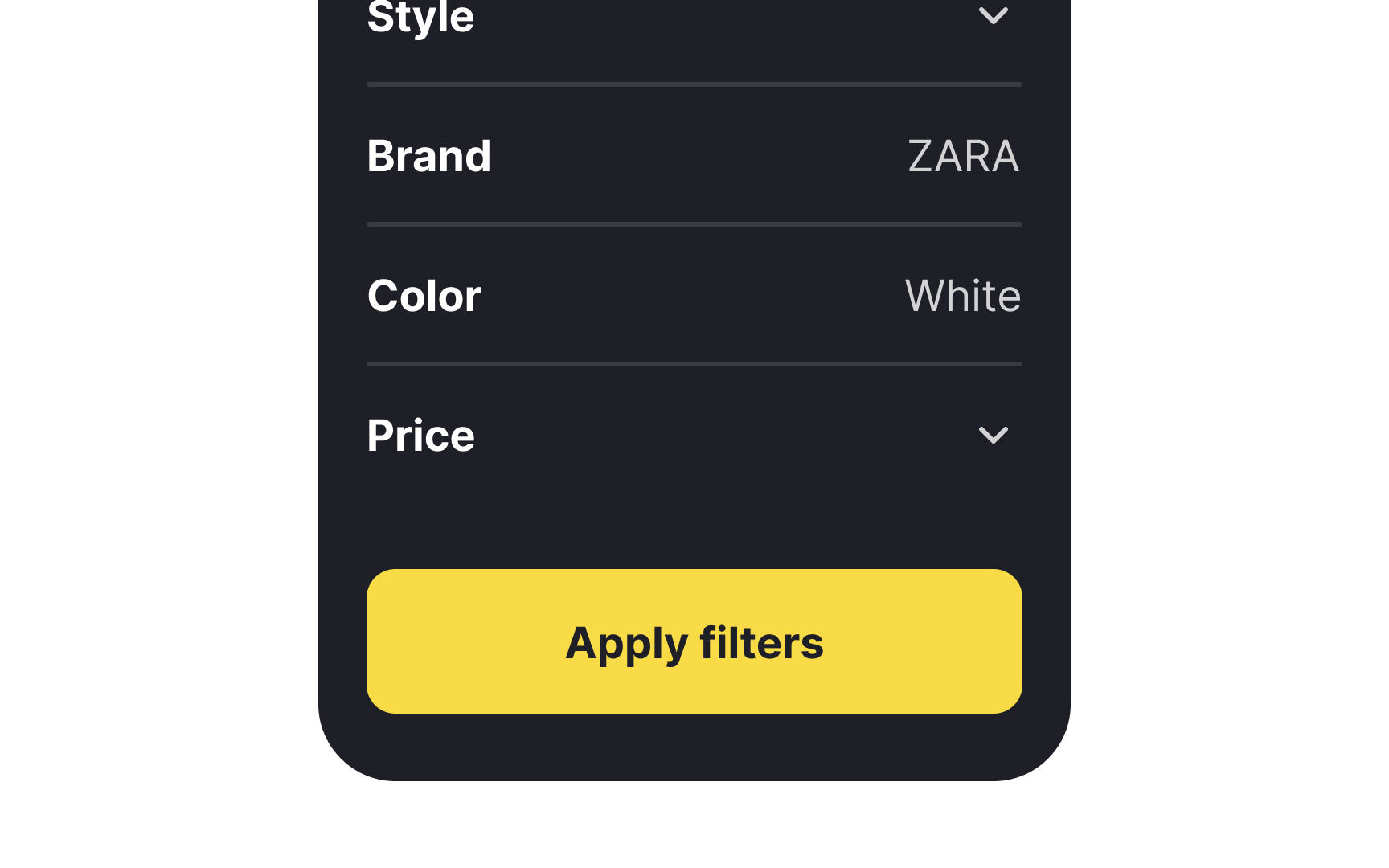 Display the number of matching results Bad Practice