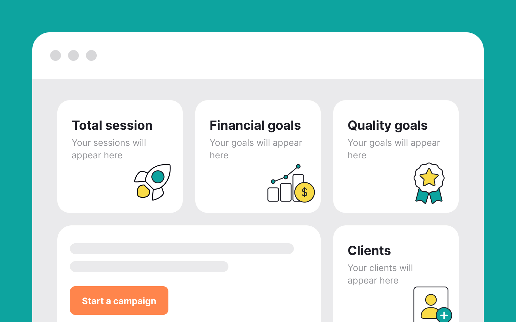 Avoid too much clutter on the dashboard Bad Practice