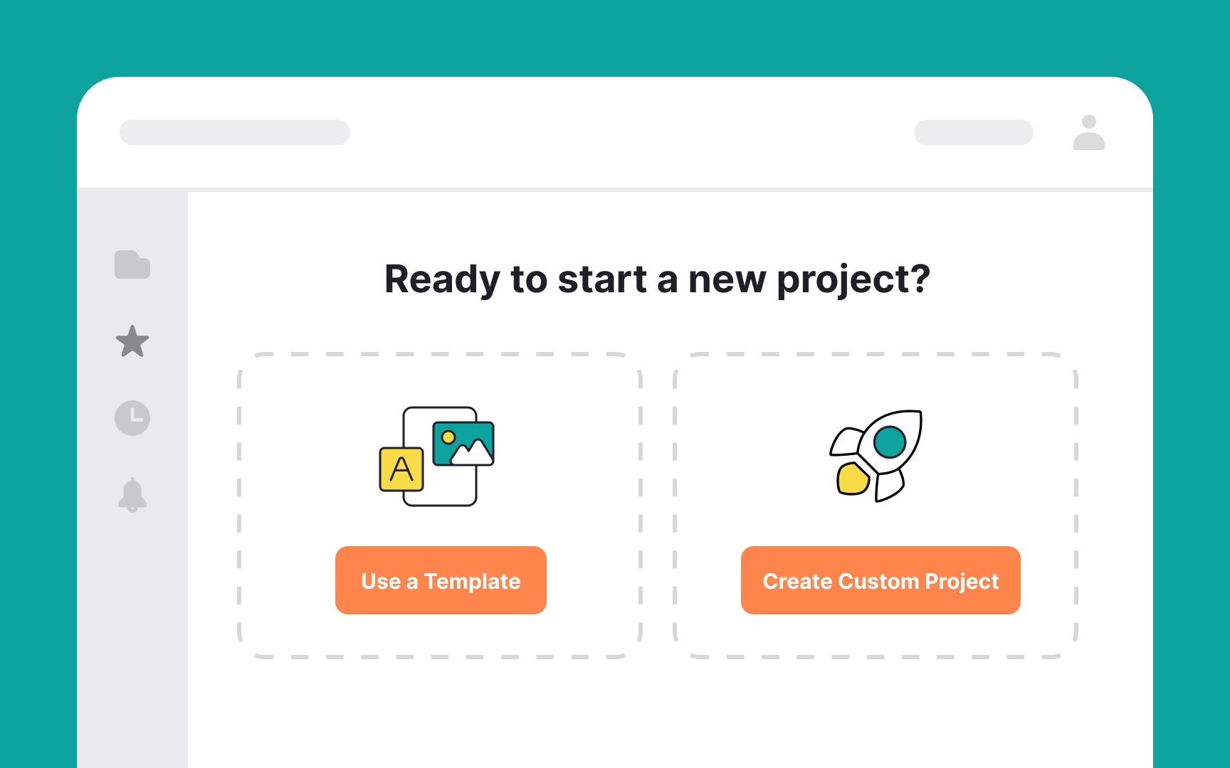 Multiple CTAs in empty states Bad Practice