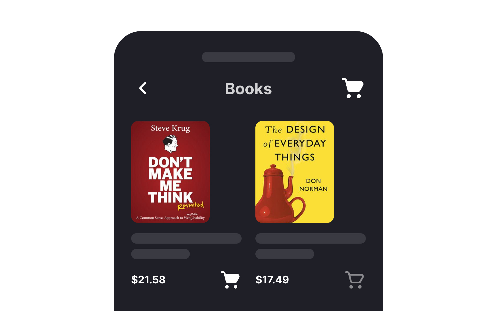 Clearly indicate the number of added items Bad Practice