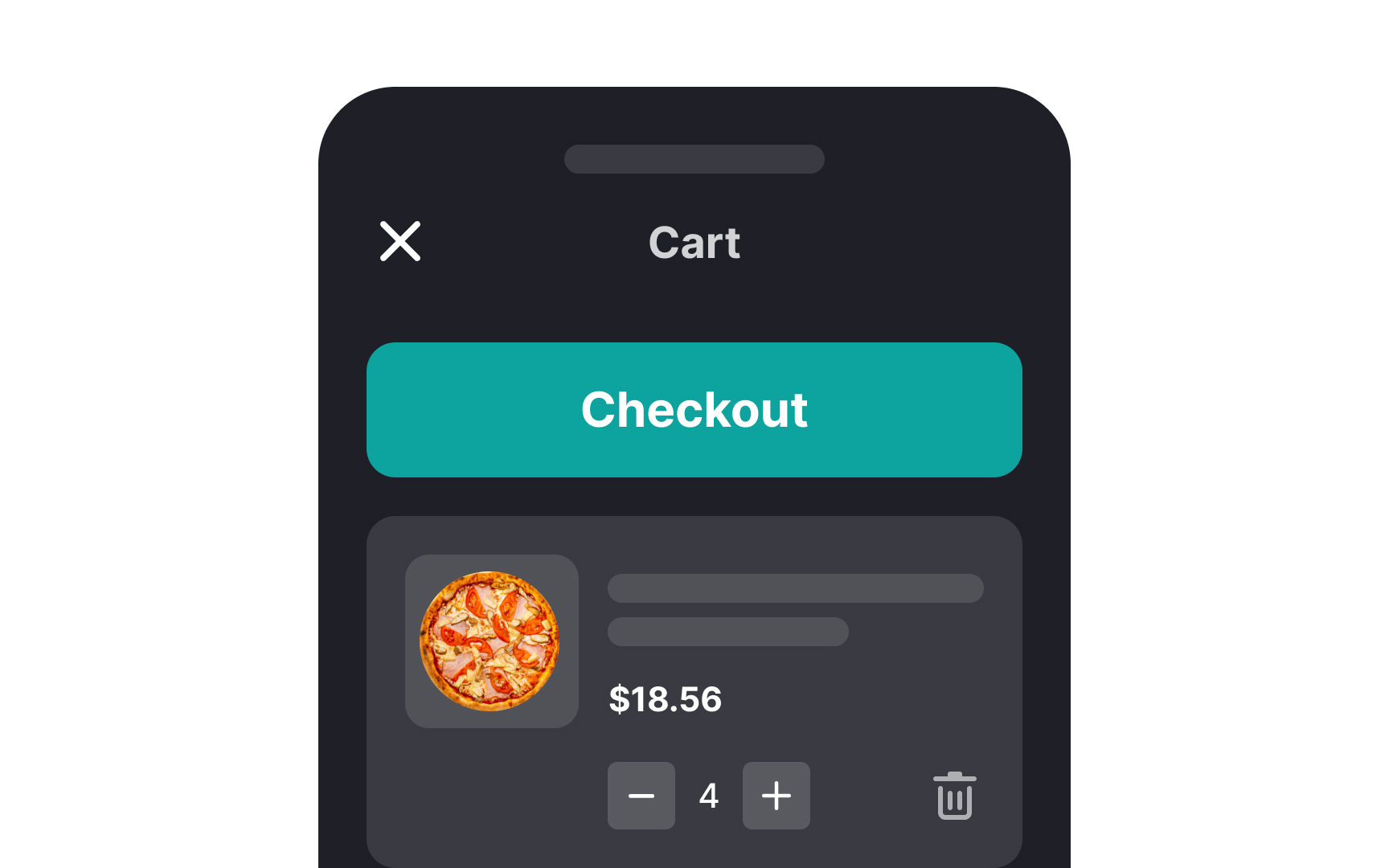 Place the checkout button after the order details Bad Practice