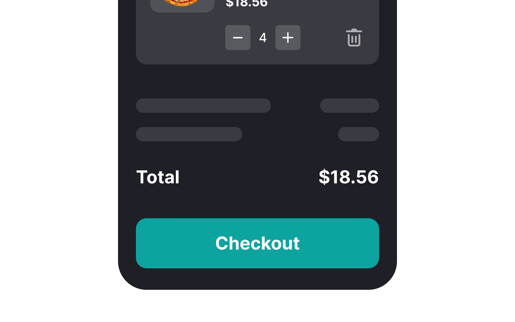 Place the checkout button after the order details Best Practice