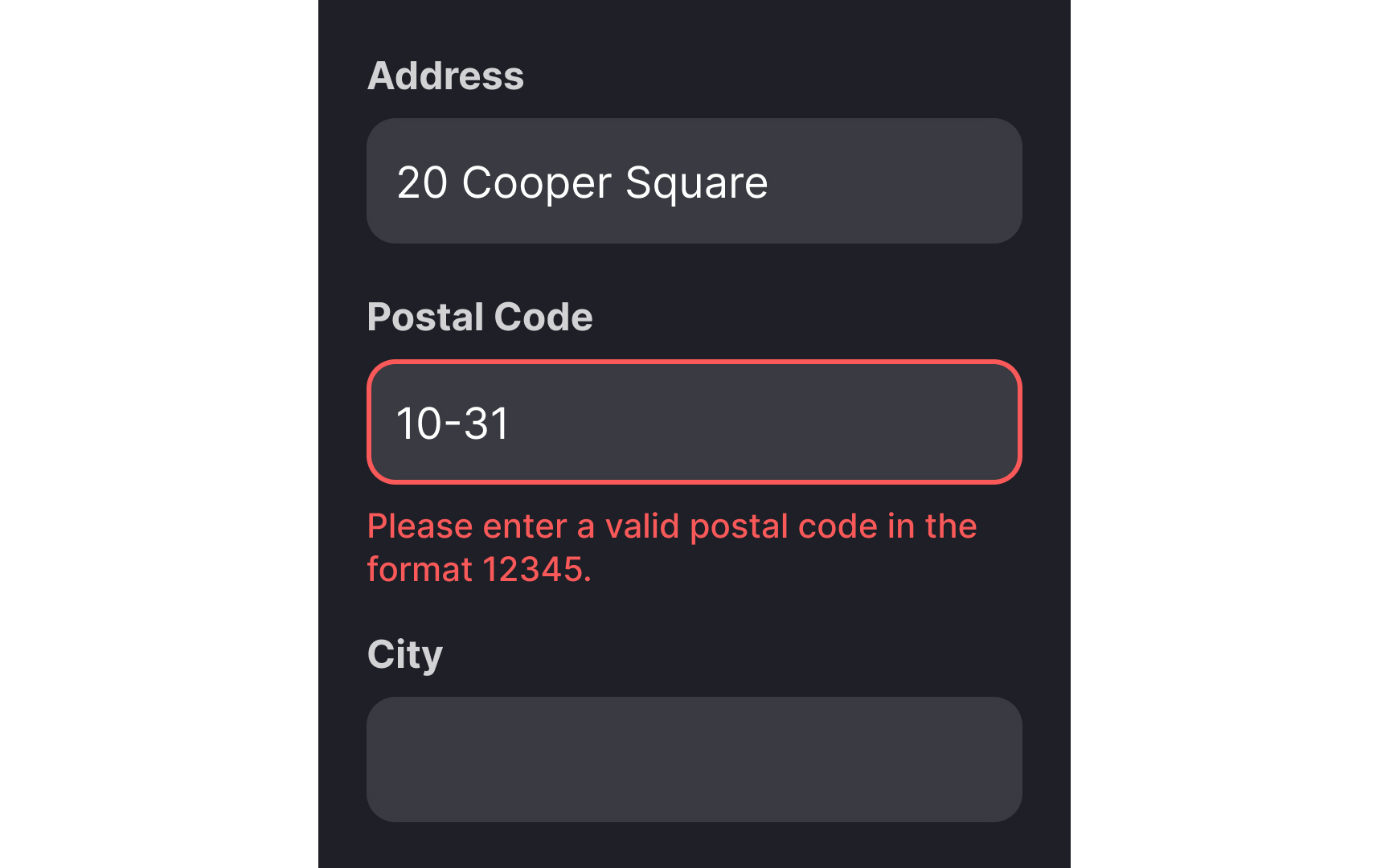 Write clear error messages Best Practice