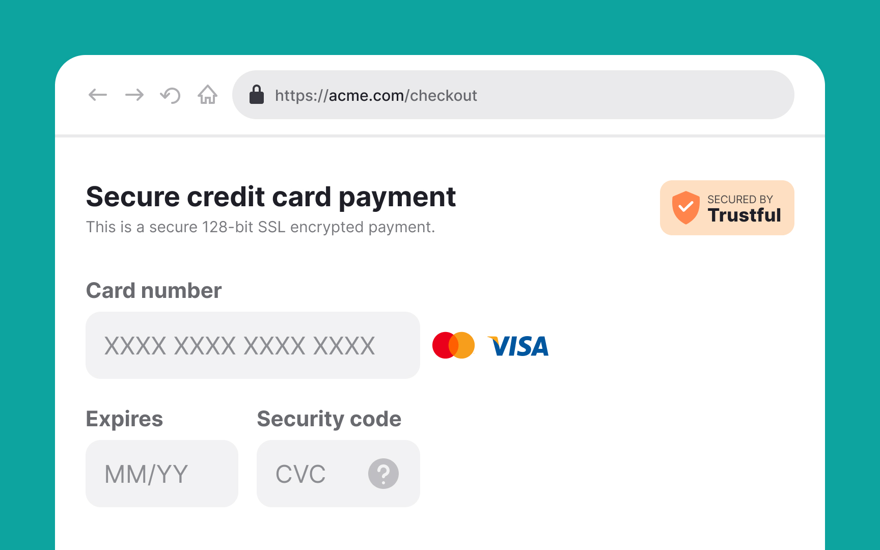 Add visual signs of security  Best Practice