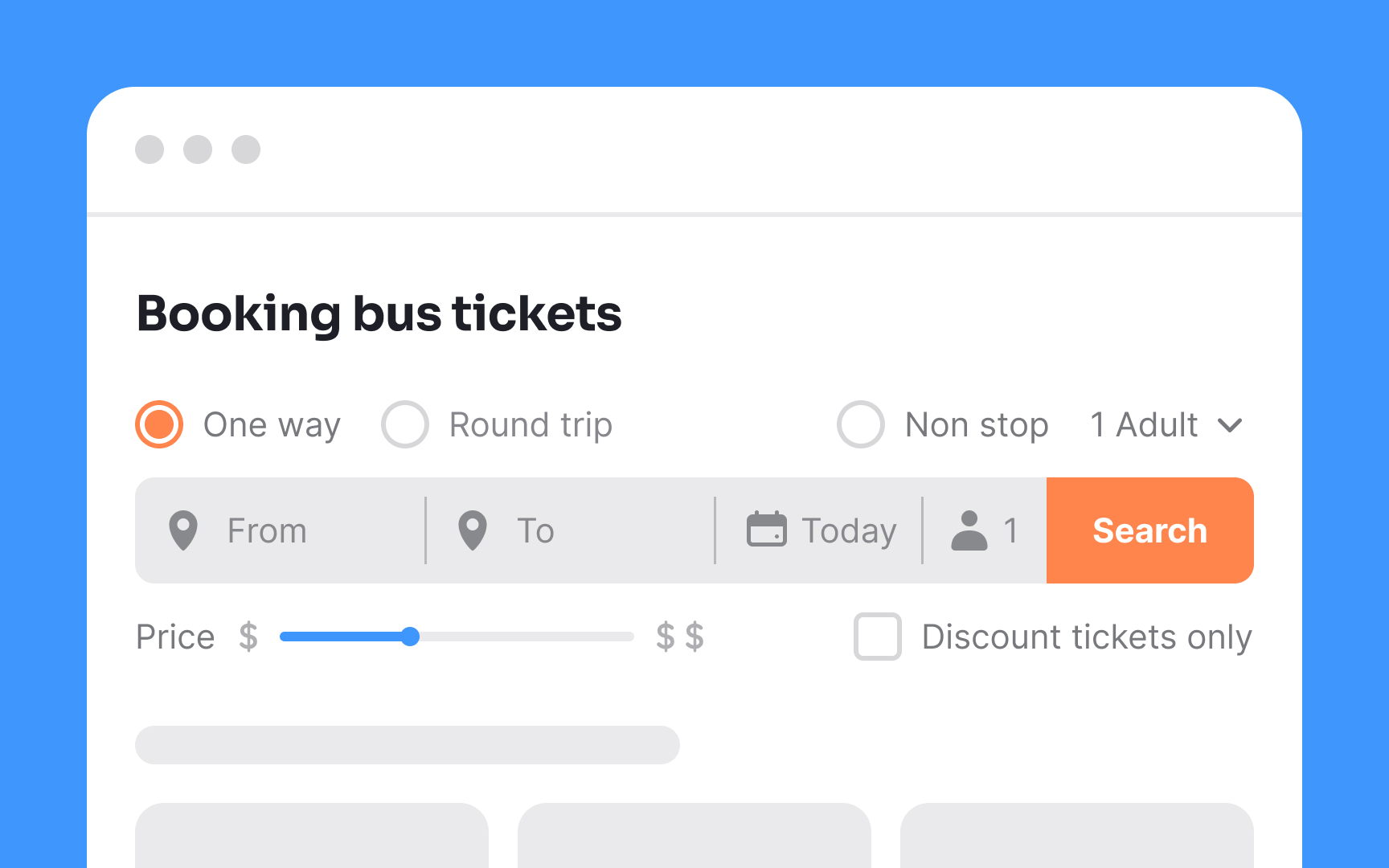 Keep the search process simple Bad Practice