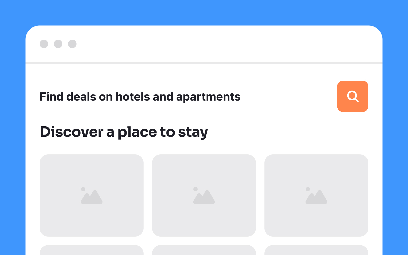 Make the search bar noticeable Bad Practice