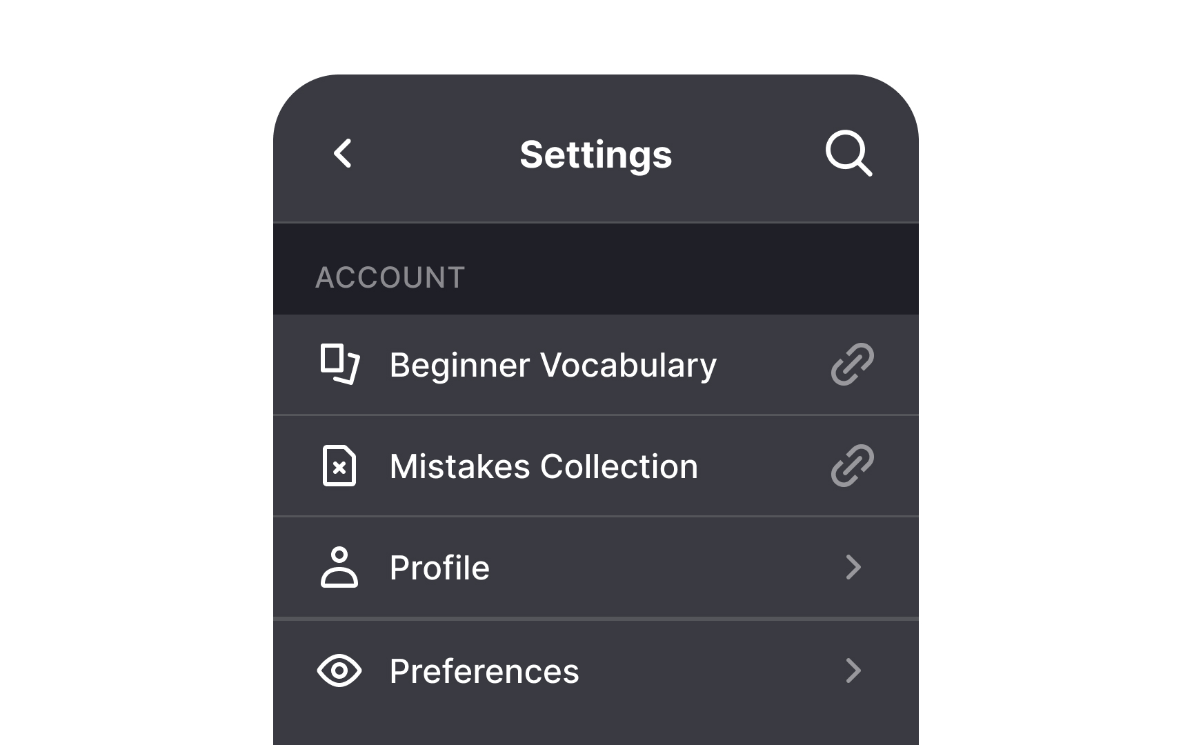 Show relevant settings Bad Practice