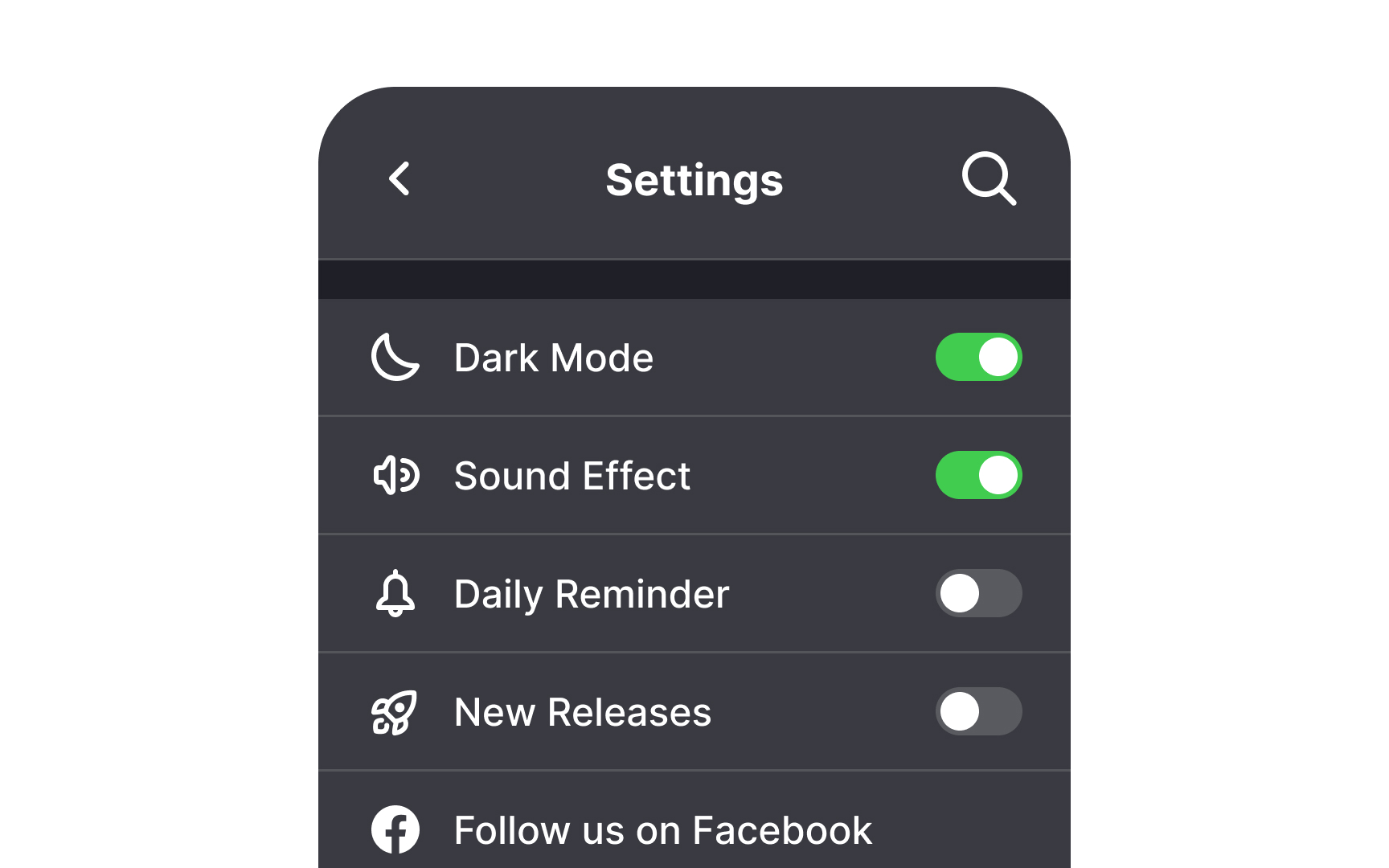 Group related settings Bad Practice