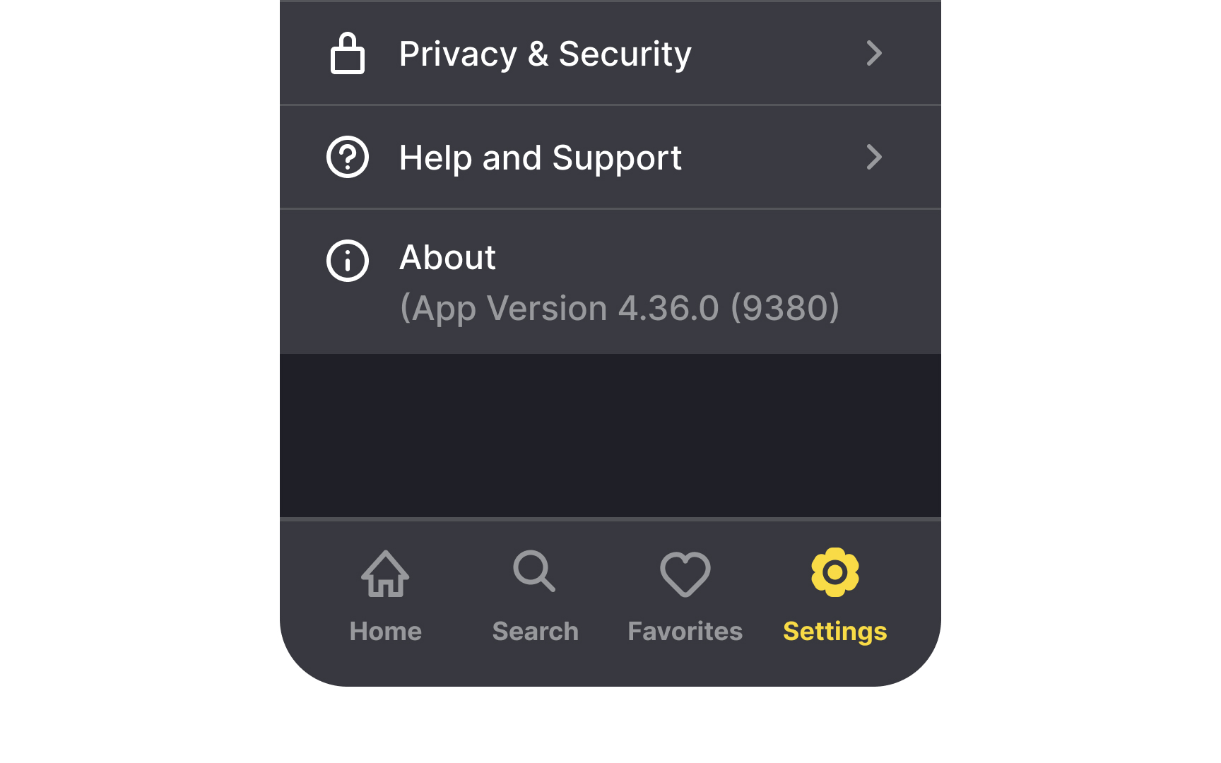 Make settings easy to find Best Practice