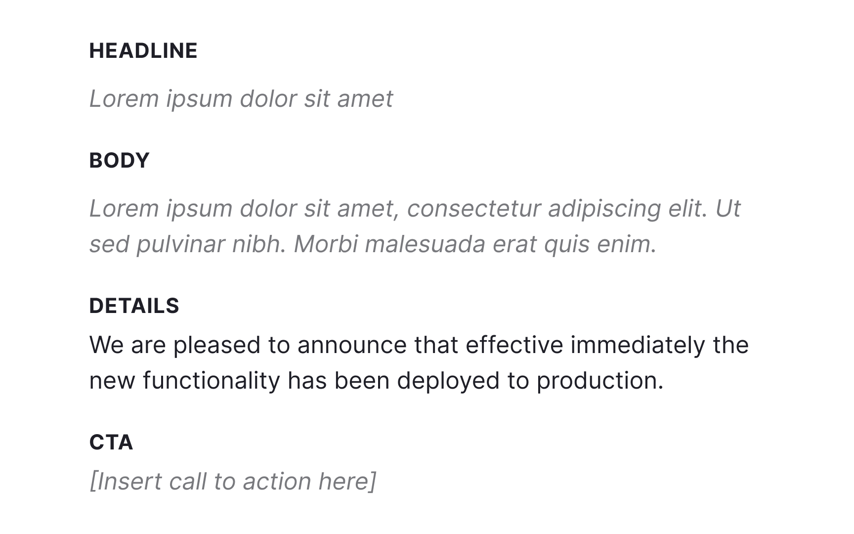 Reusable templates and examples Bad Practice