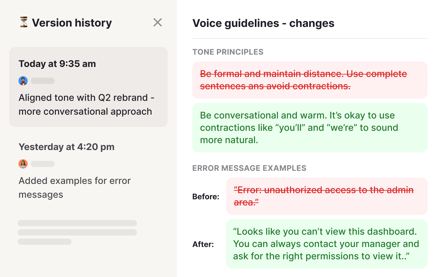 Version control systems
