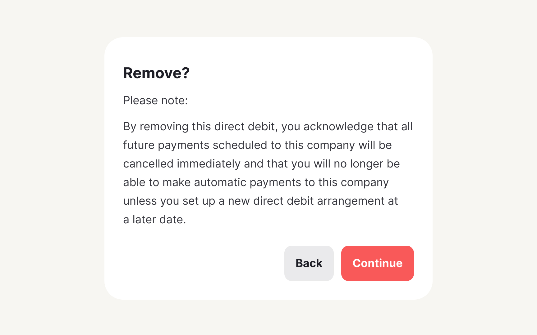 Confirmation dialogs Bad Practice