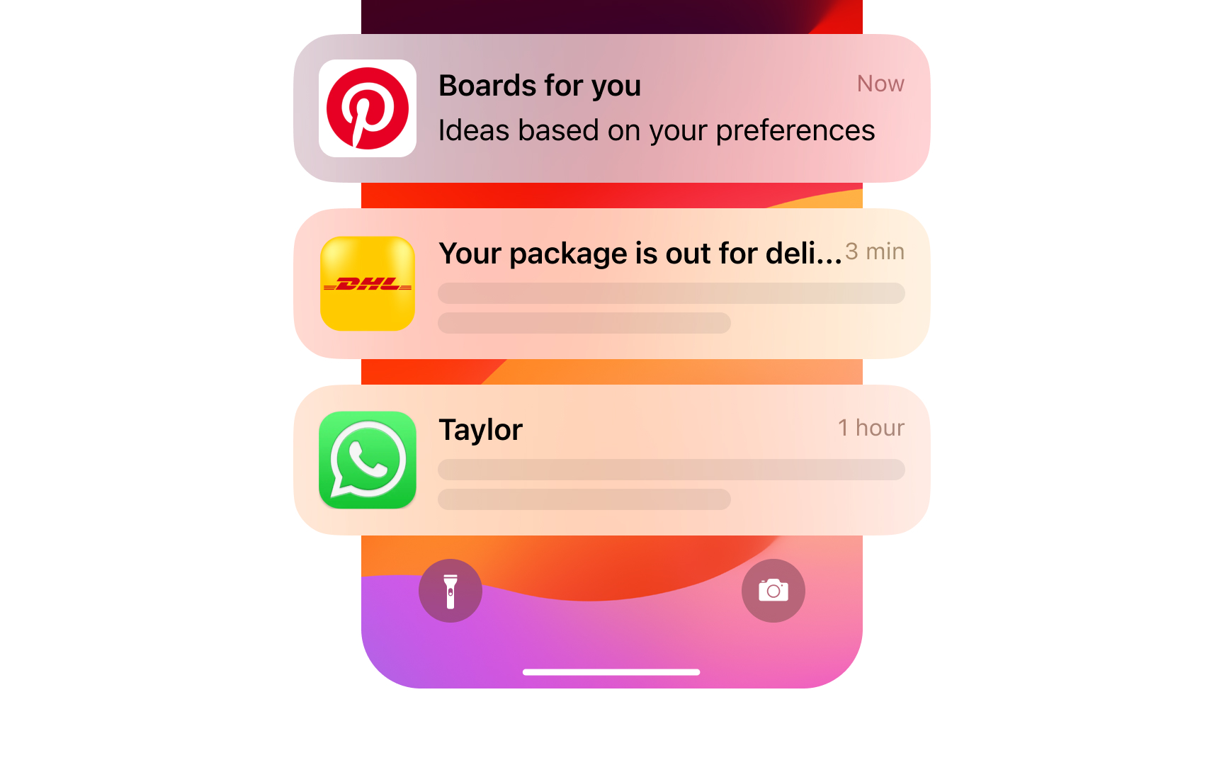 Notification strategy